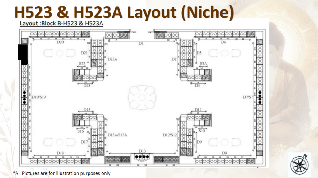 Columbarium H523 Floor Plan