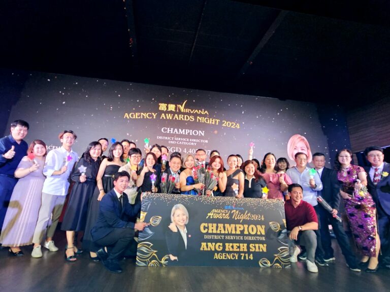 Nirvana Singapore DSD Champion - Ang Keh Sin and her team